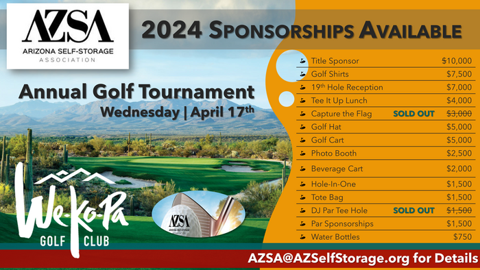 2024 Azsa Golf Tournament Sponsorship Opps Updated 1 30 24